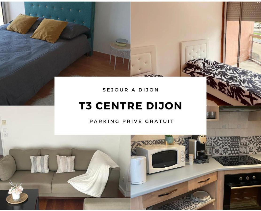 Appartement 2 Chambres Avec Parking Prive Gratuit Dijon Exteriör bild
